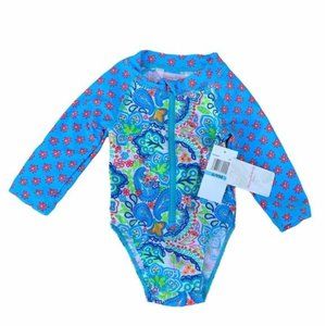 Tommy Bahama Rash Guard Suit long  Sleeve  Girls